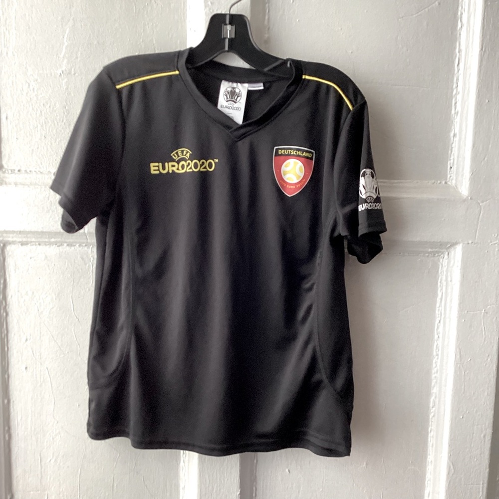 UEFA Black Euro 2020 Soccer Jersey